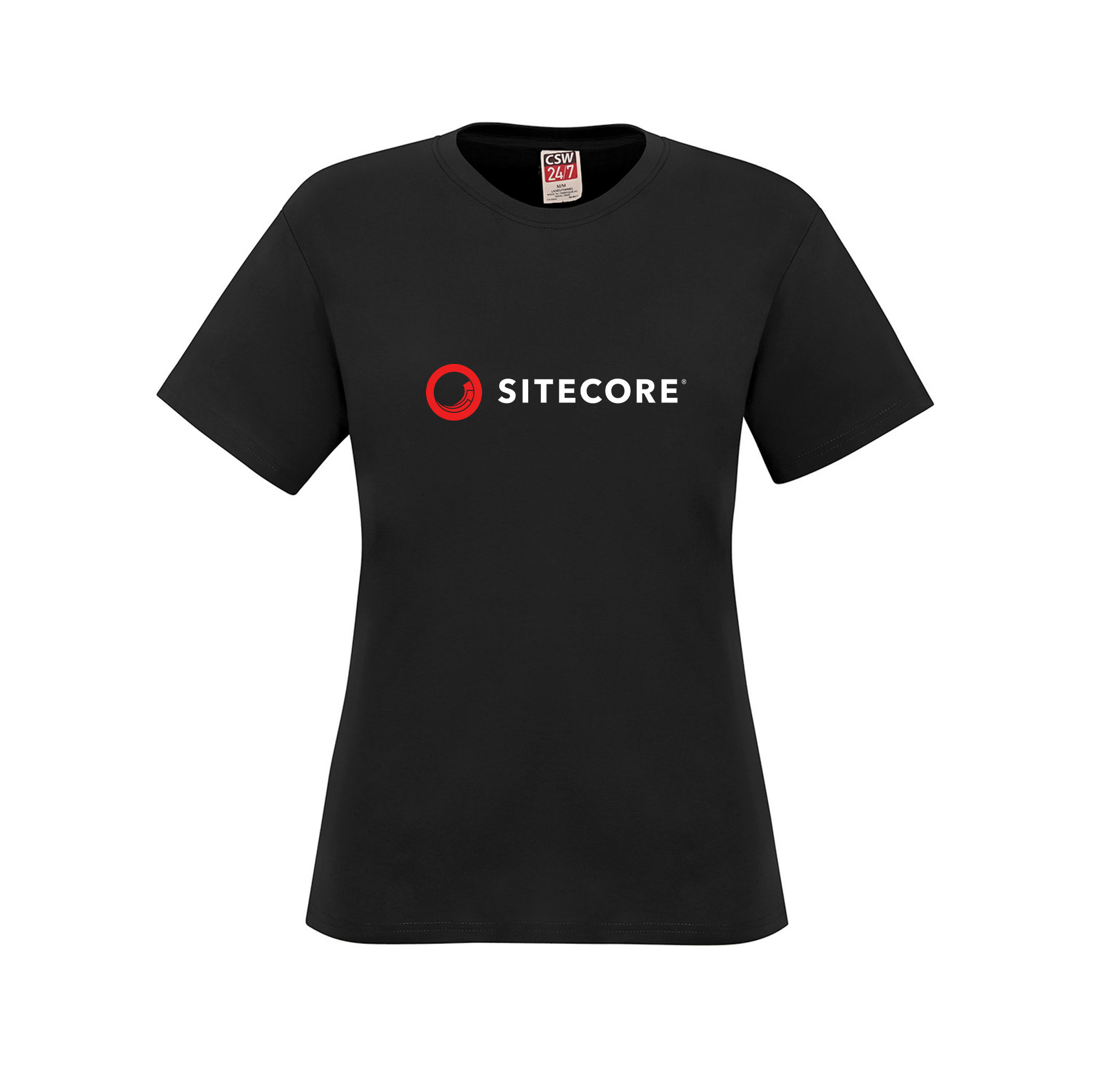 T-shirt en coton filé à l'anneau pour femmes