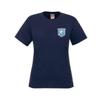T-shirt femme en coton filé à l'anneau