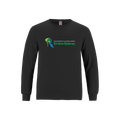 T-shirt à manches longues en coton filé à anneaux pour jeunes