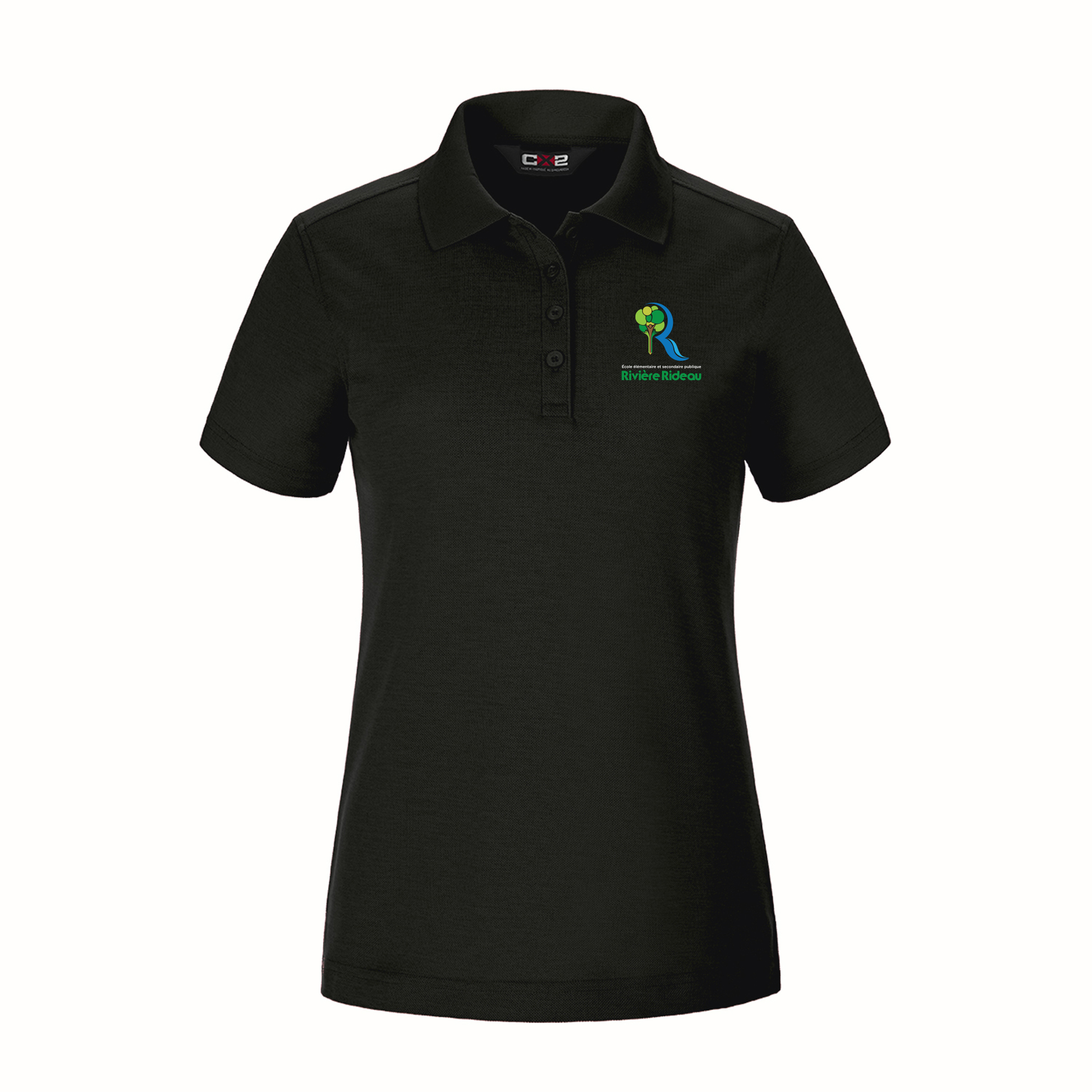 Ladies Pique Mesh Polo
