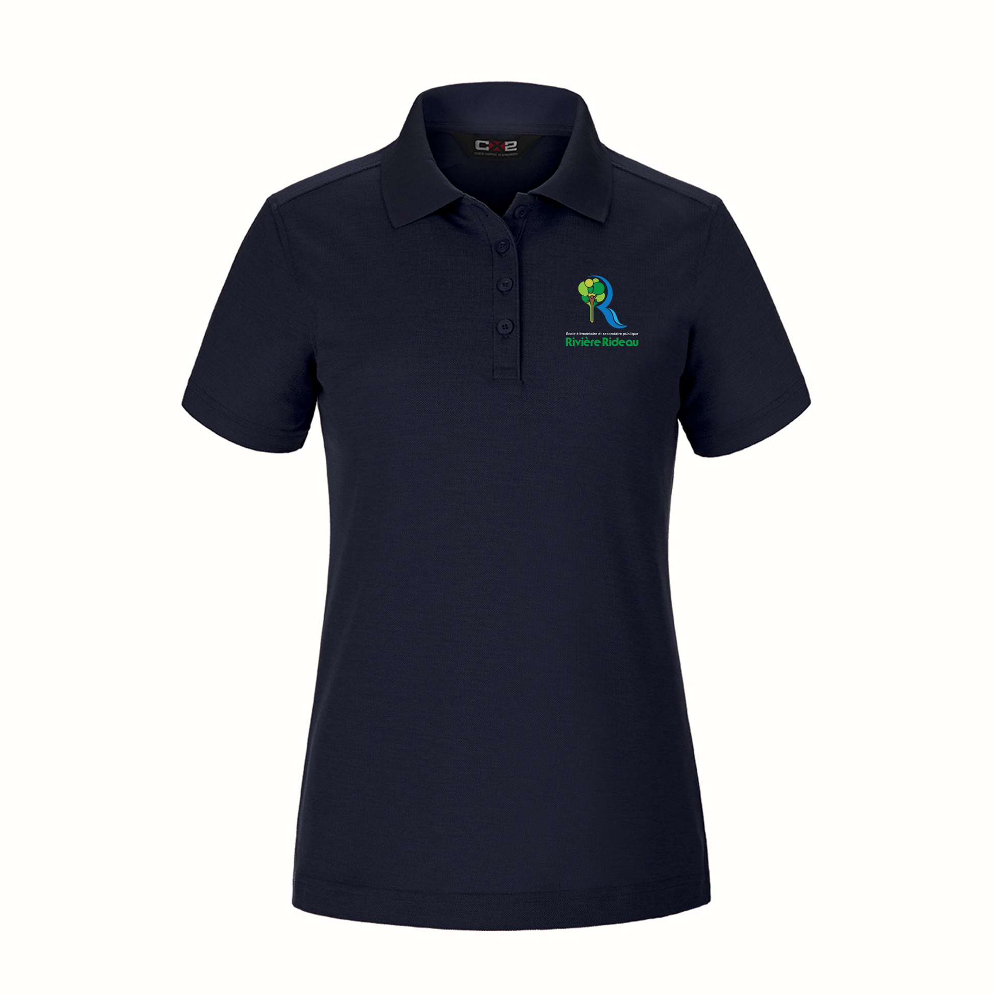 Ladies Pique Mesh Polo