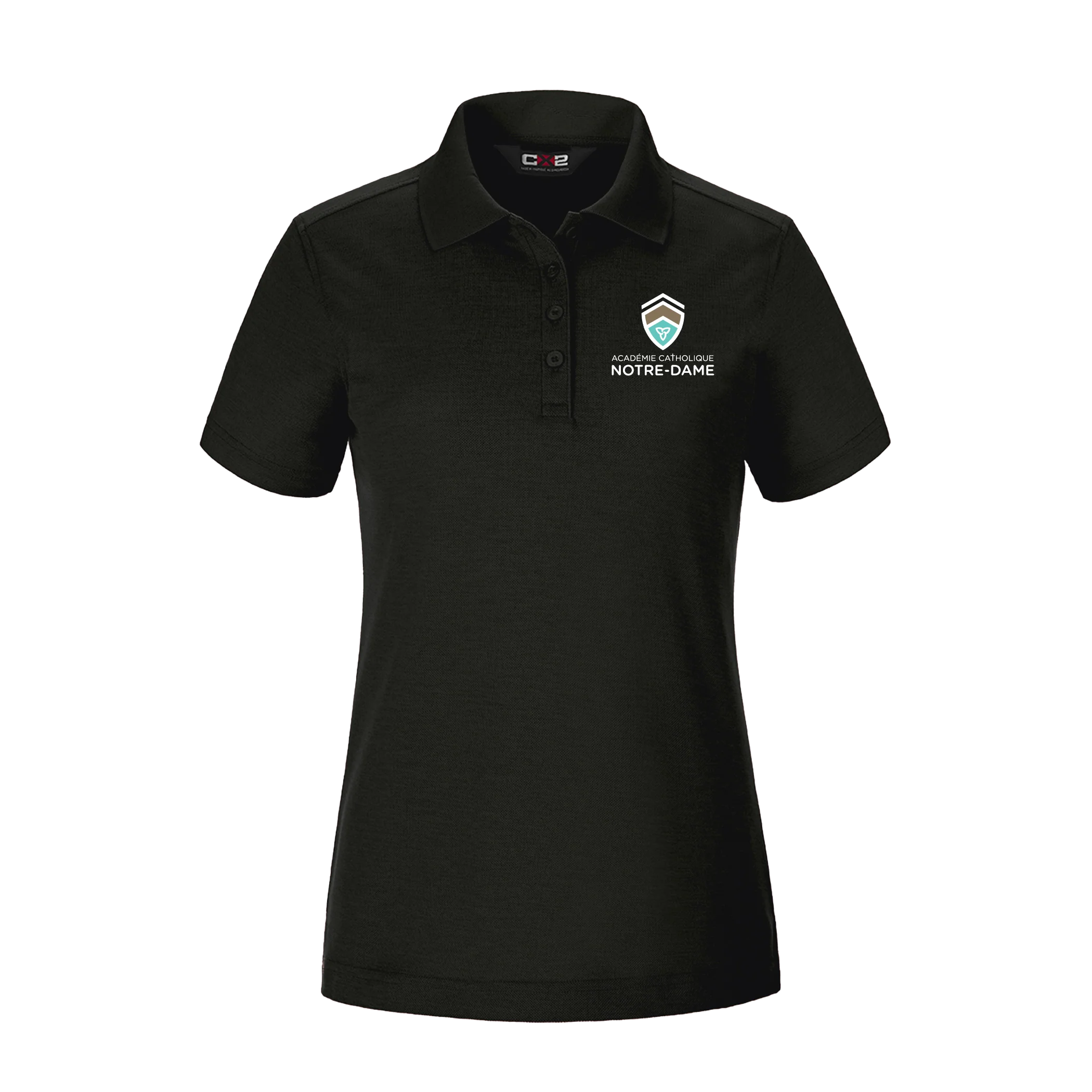 Polo en maille piquée pour femme