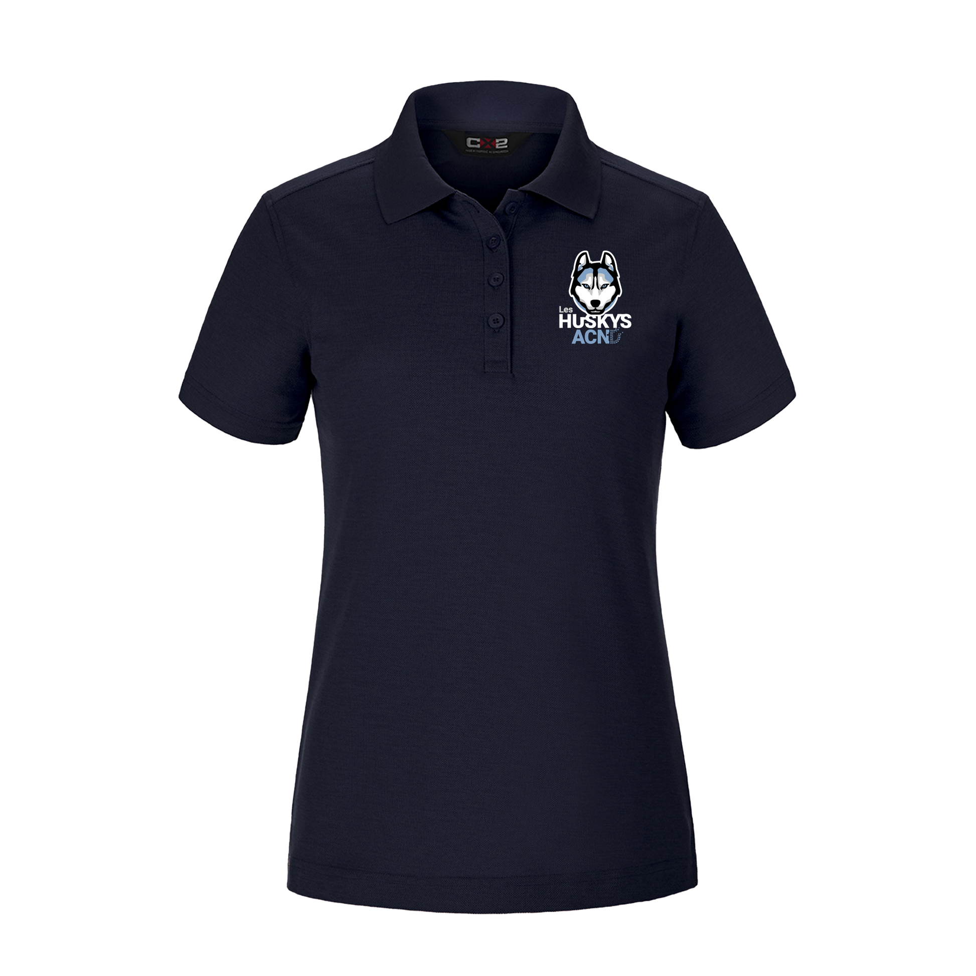 Ladies Pique Mesh Polo