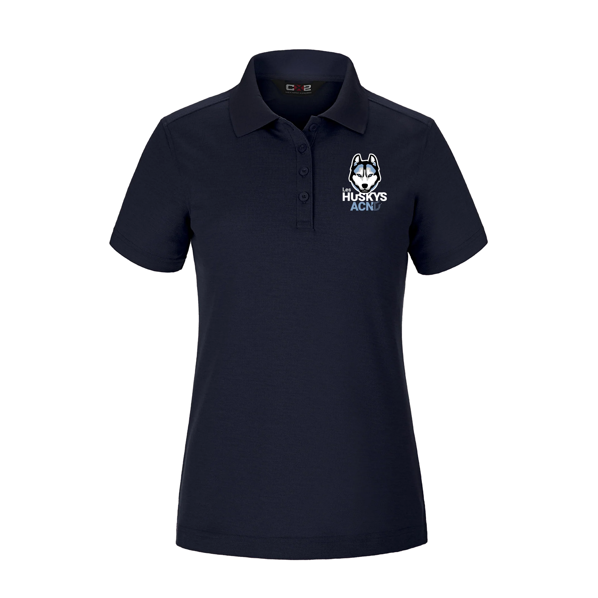 Polo en maille piquée pour femme