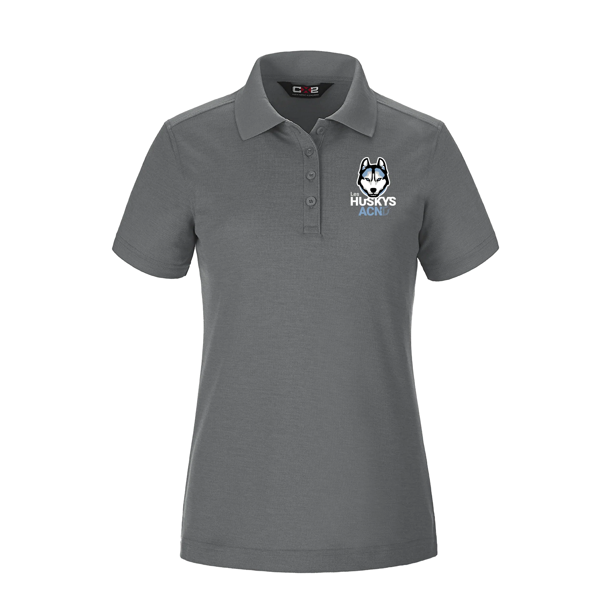 Polo en maille piquée pour femme