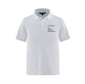 Polo homme en piqué coton/polyester/élasthanne