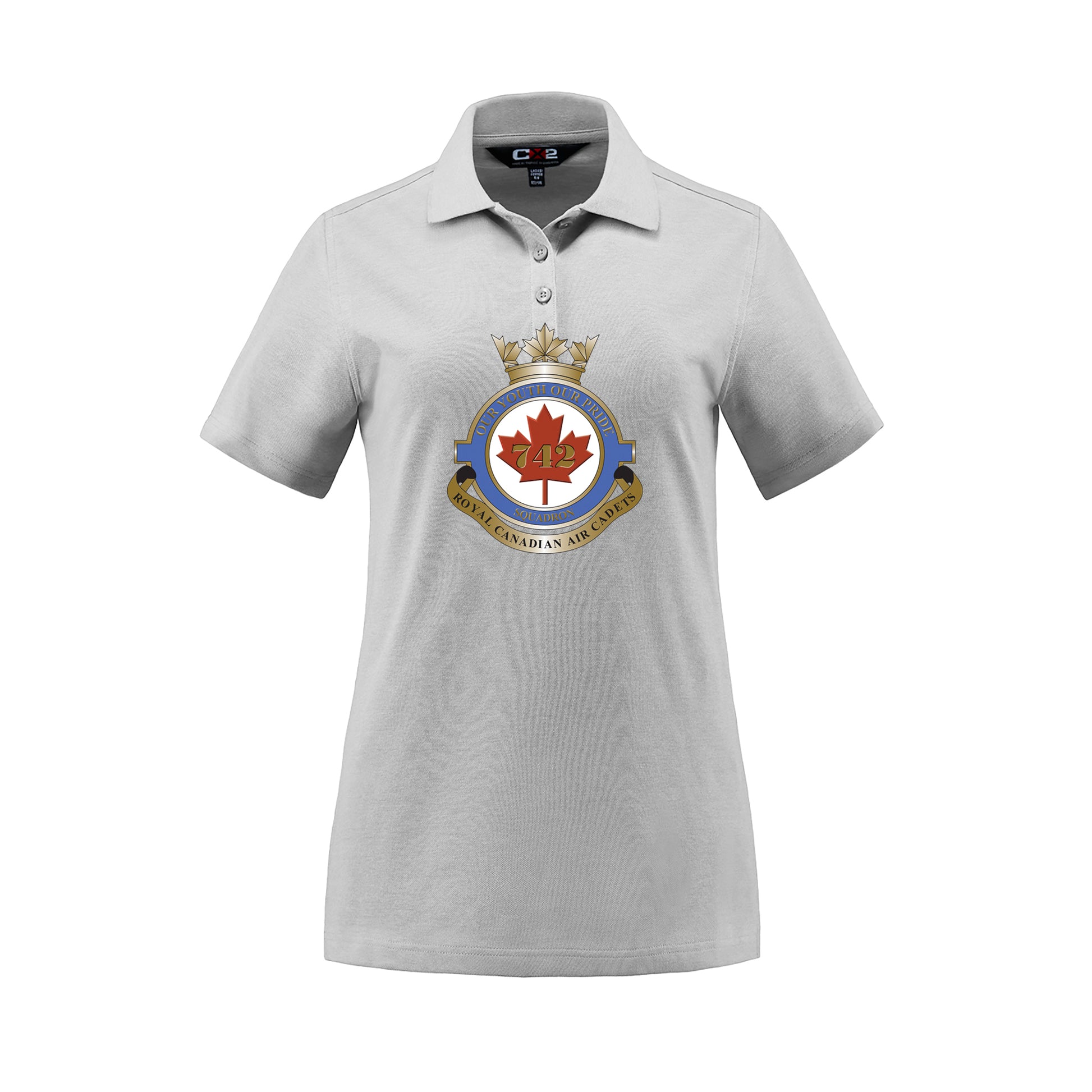 Ladies Cotton/Poly/Spandex Pique Polo