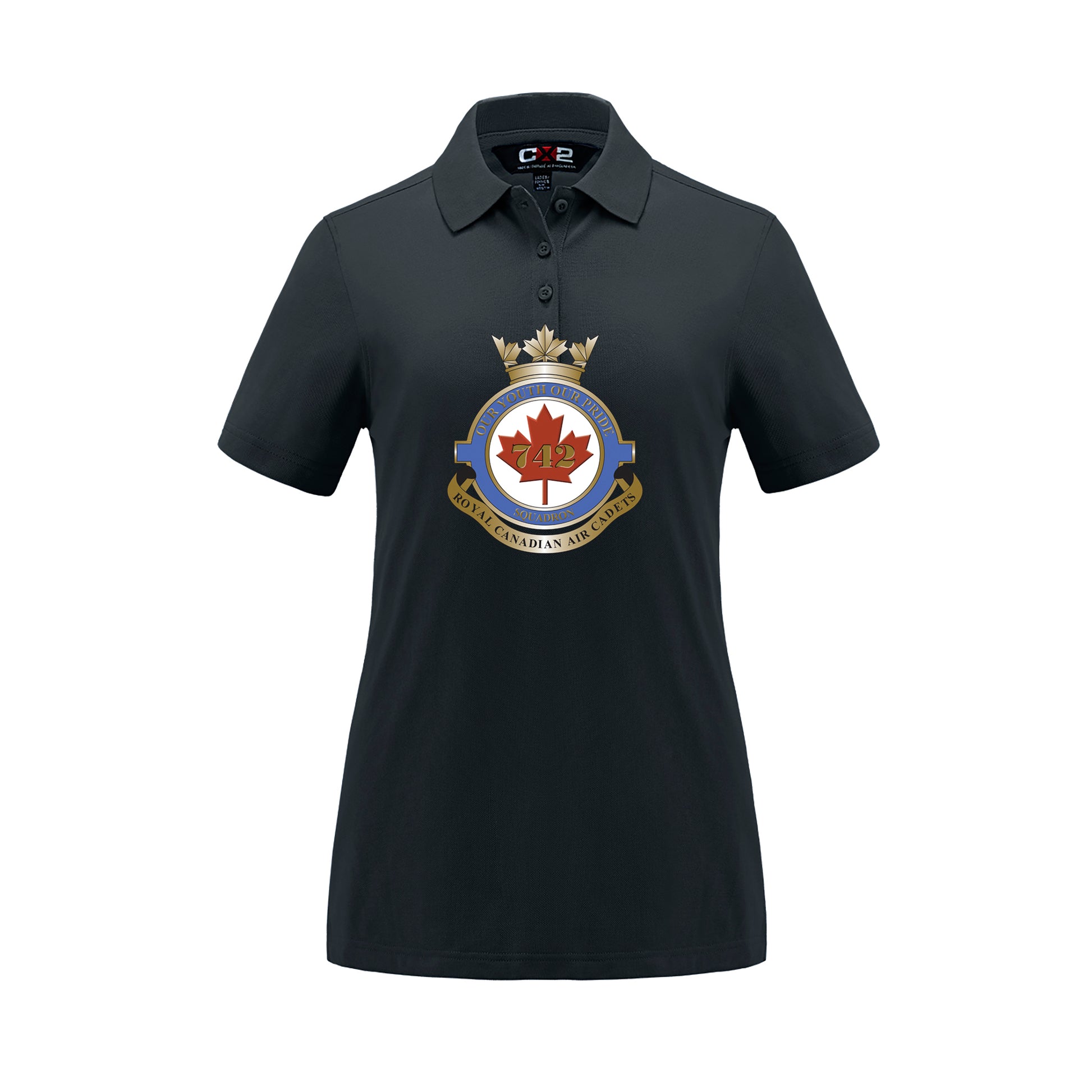 Ladies Cotton/Poly/Spandex Pique Polo