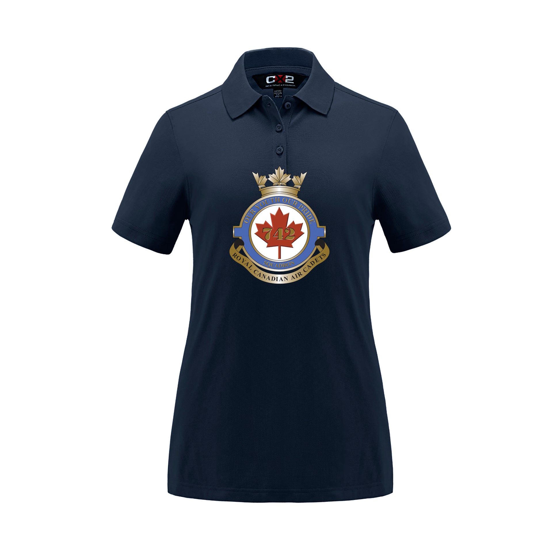 Ladies Cotton/Poly/Spandex Pique Polo