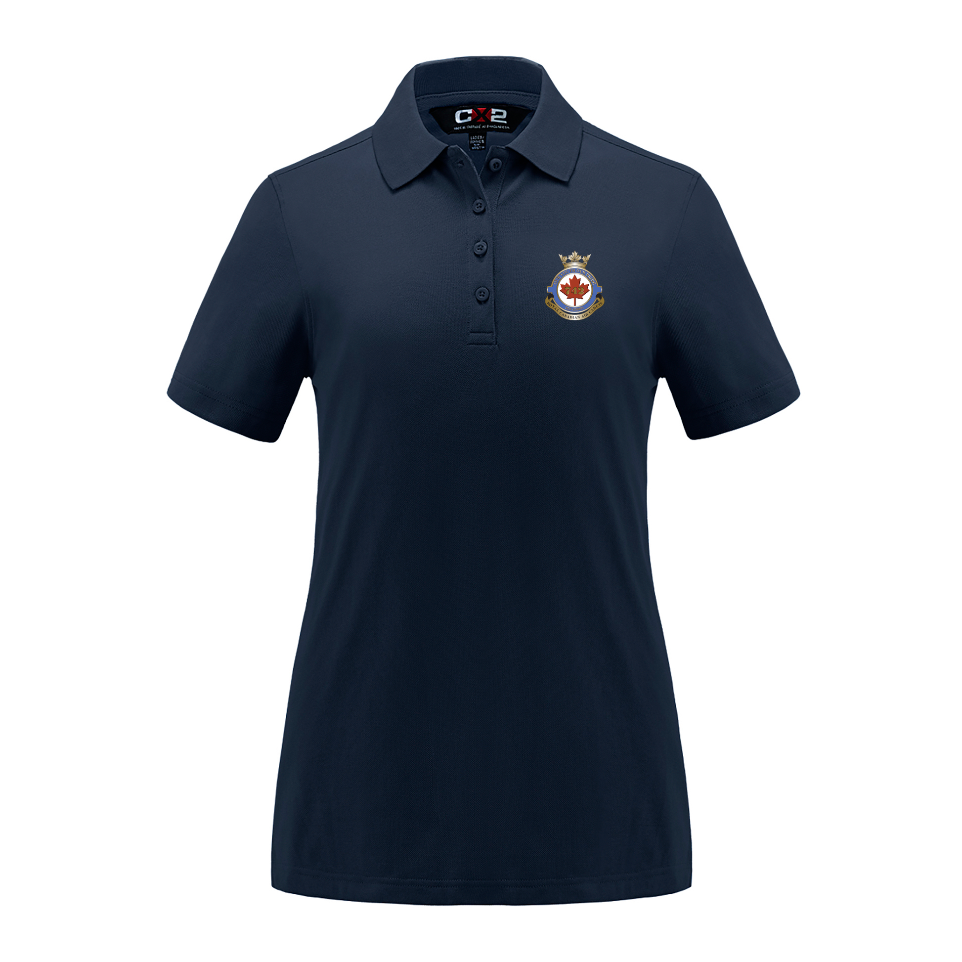 Ladies Cotton/Poly/Spandex Pique Polo