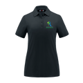 Polo piqué en coton/polyester/élasthanne pour femme