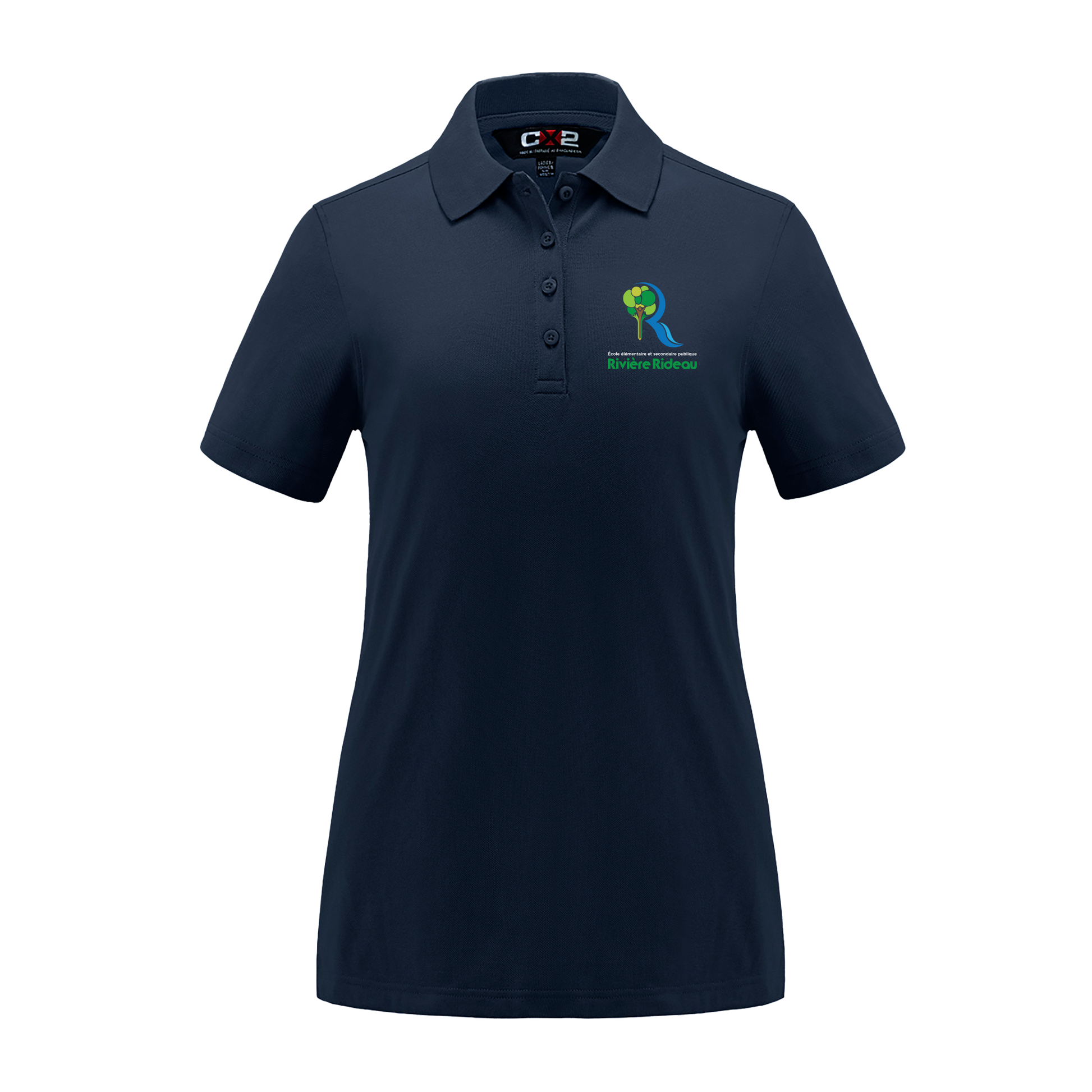 Ladies Cotton/Poly/Spandex Pique Polo
