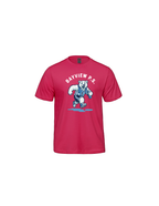 T-shirt en coton filé à anneaux pour jeunes