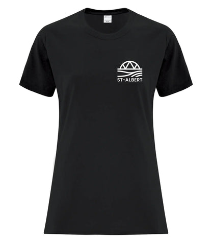 STA - T-shirt pour dames adultes en coton de tous les jours ATC