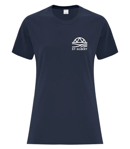 STA - T-shirt pour dames adultes en coton de tous les jours ATC