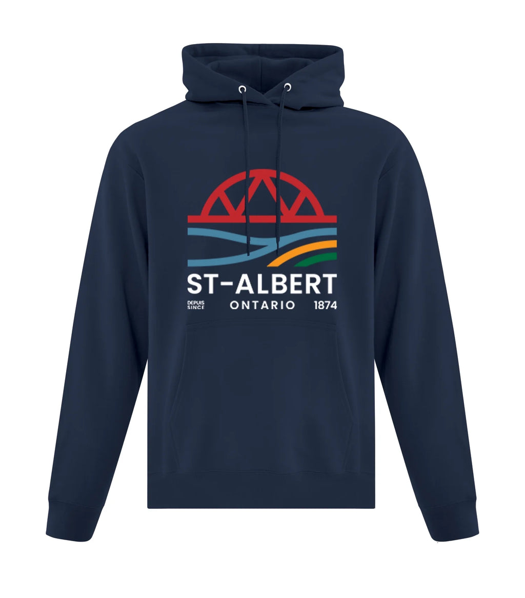 FLEECE HOODED SWEATSHIRT