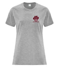 LADIES' COTTON TEE - LEFT CHEST LOGO