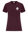 LADIES' COTTON TEE - LEFT CHEST LOGO