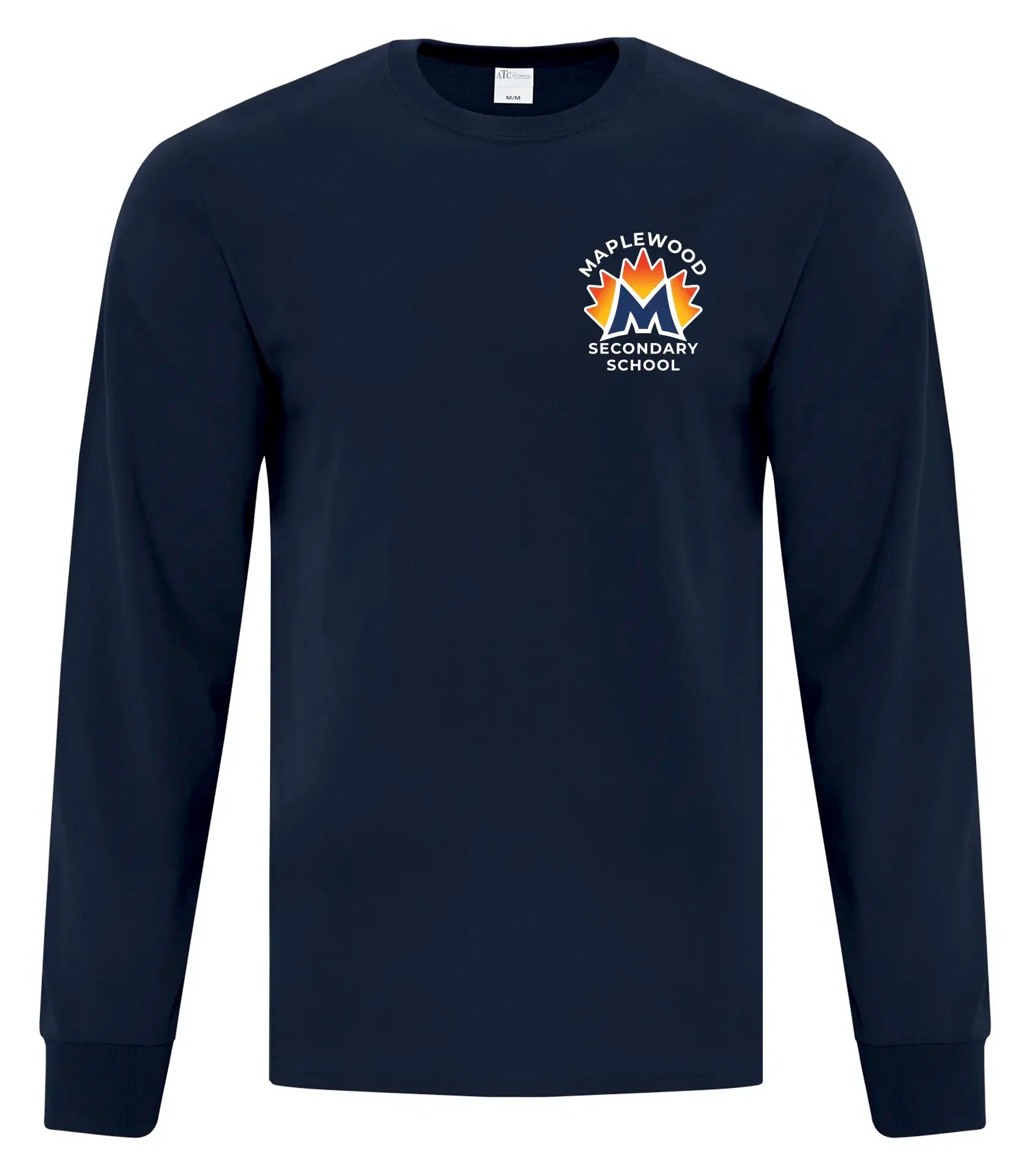 T-shirt unisexe en coton à manches longues