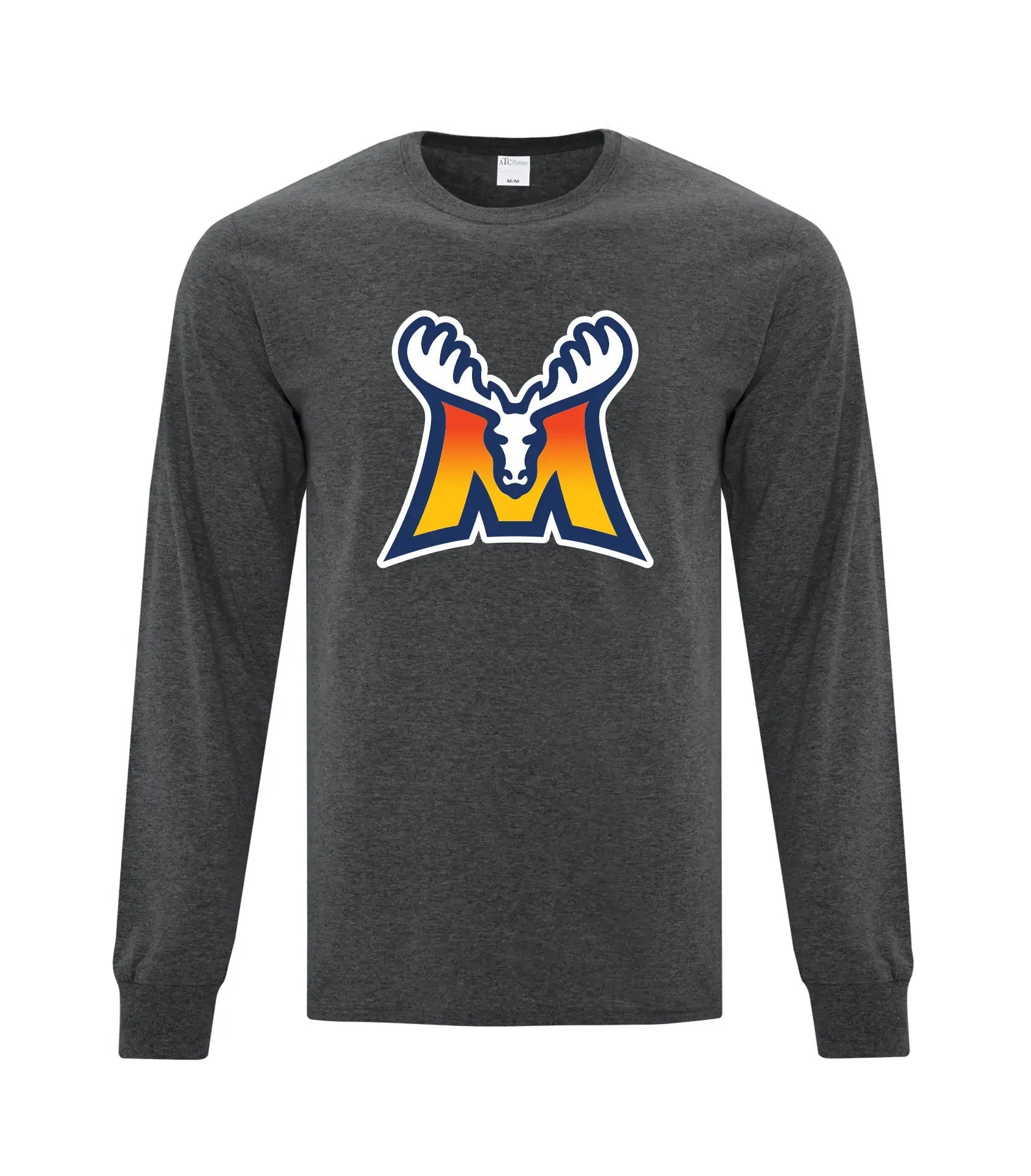 T-shirt unisexe en coton à manches longues