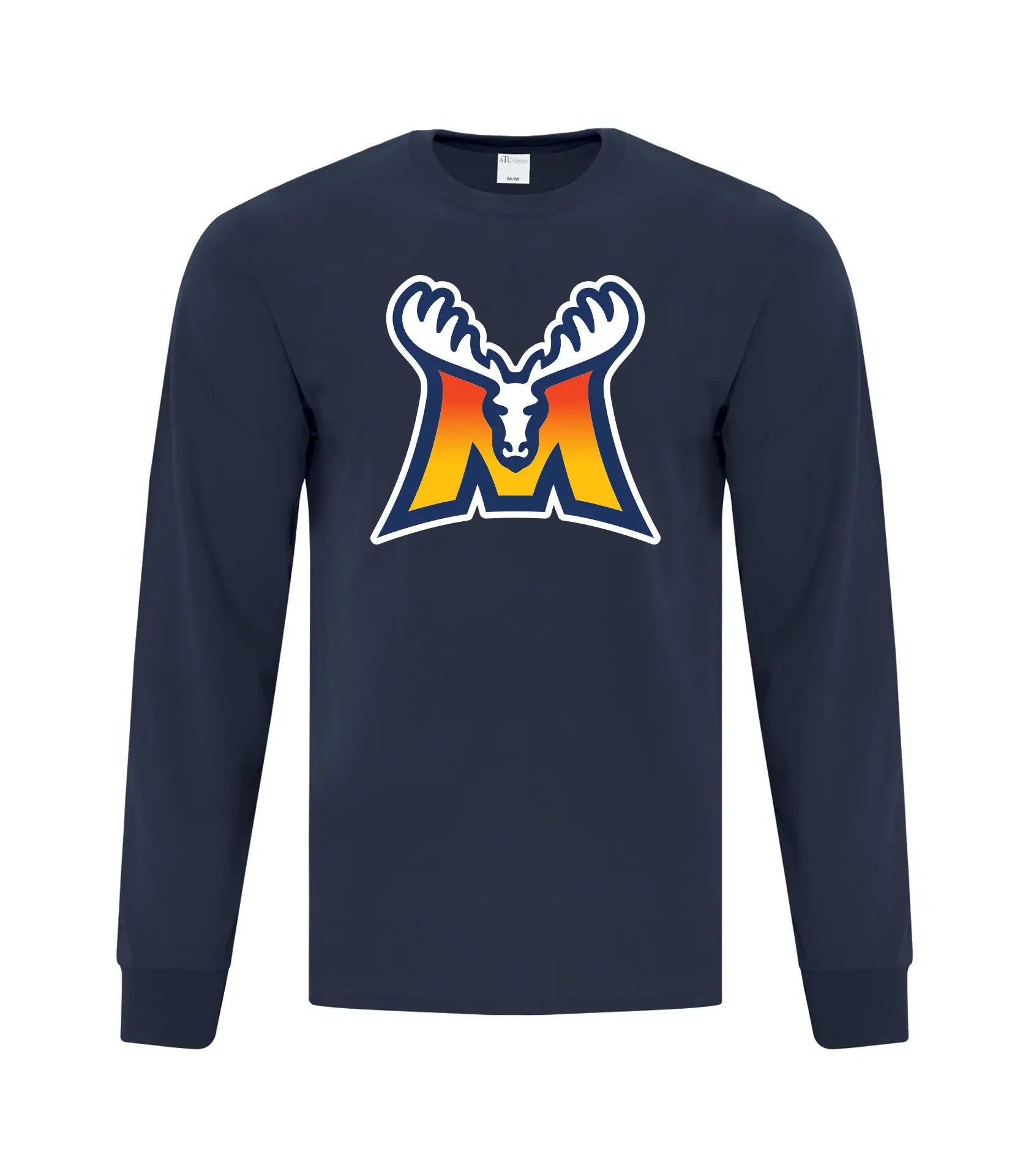 T-shirt unisexe en coton à manches longues