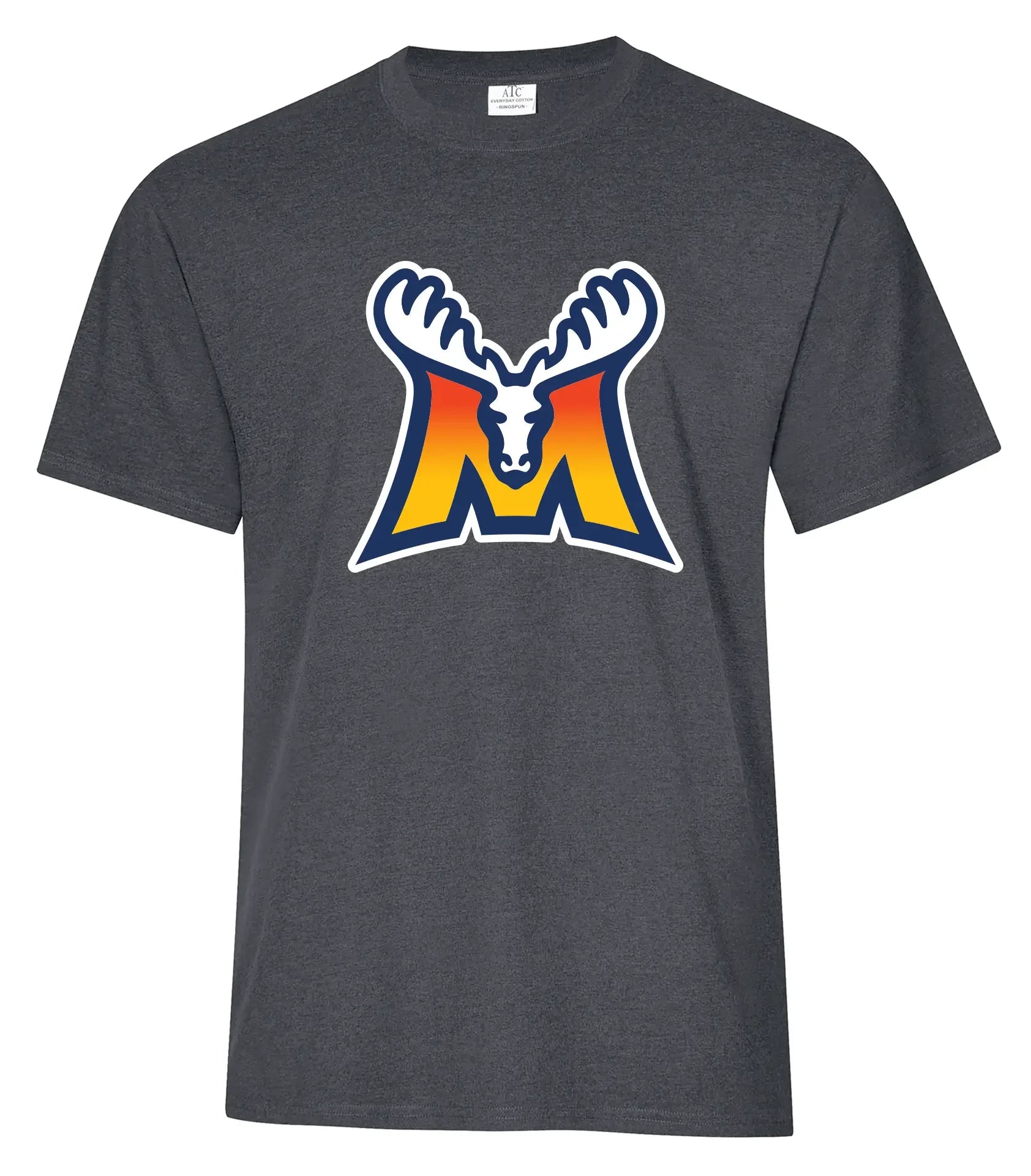 T-shirt unisexe en coton filé à l'anneau