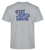T-shirt unisexe en coton filé à l'anneau