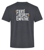 T-shirt unisexe en coton filé à l'anneau