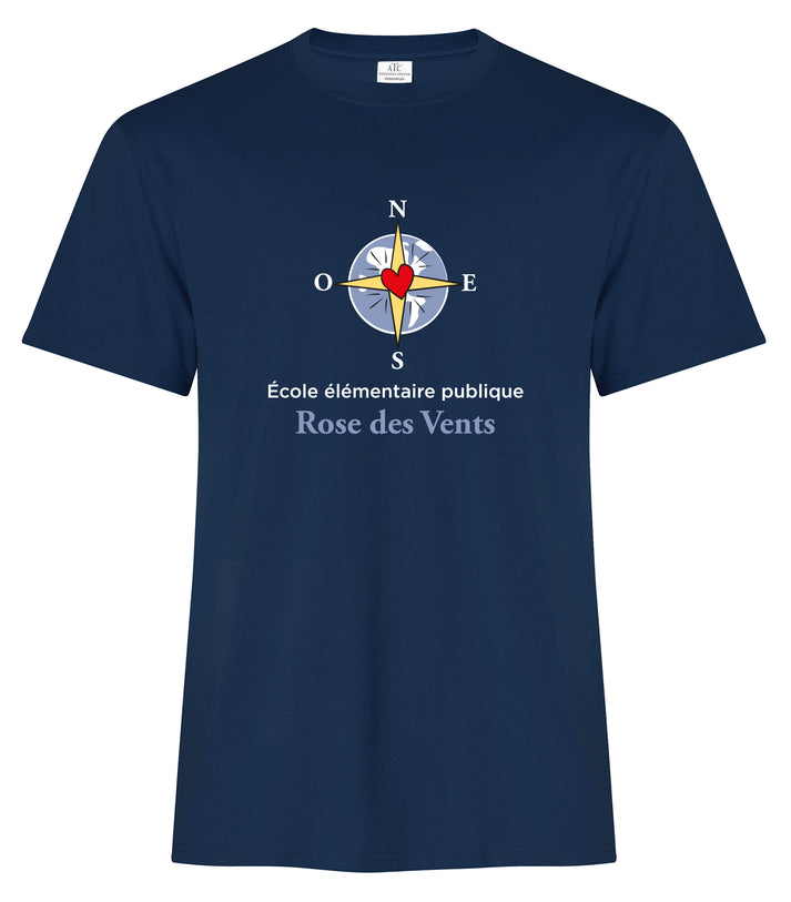 T-shirt en coton filé à l'anneau pour jeunes
