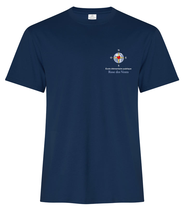 T-shirt en coton filé à l'anneau pour jeunes