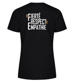 T-shirt femme en coton filé à l'anneau