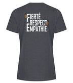 T-shirt femme en coton filé à l'anneau