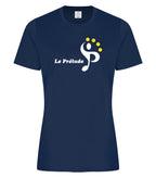 T-shirt en coton filé à l'anneau pour femmes