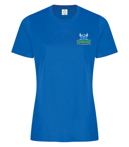 T-shirt pour femme en coton filé à  anneaux ATC Everyday - Secondaire