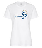 T-shirt en coton filé à l'anneau pour femmes