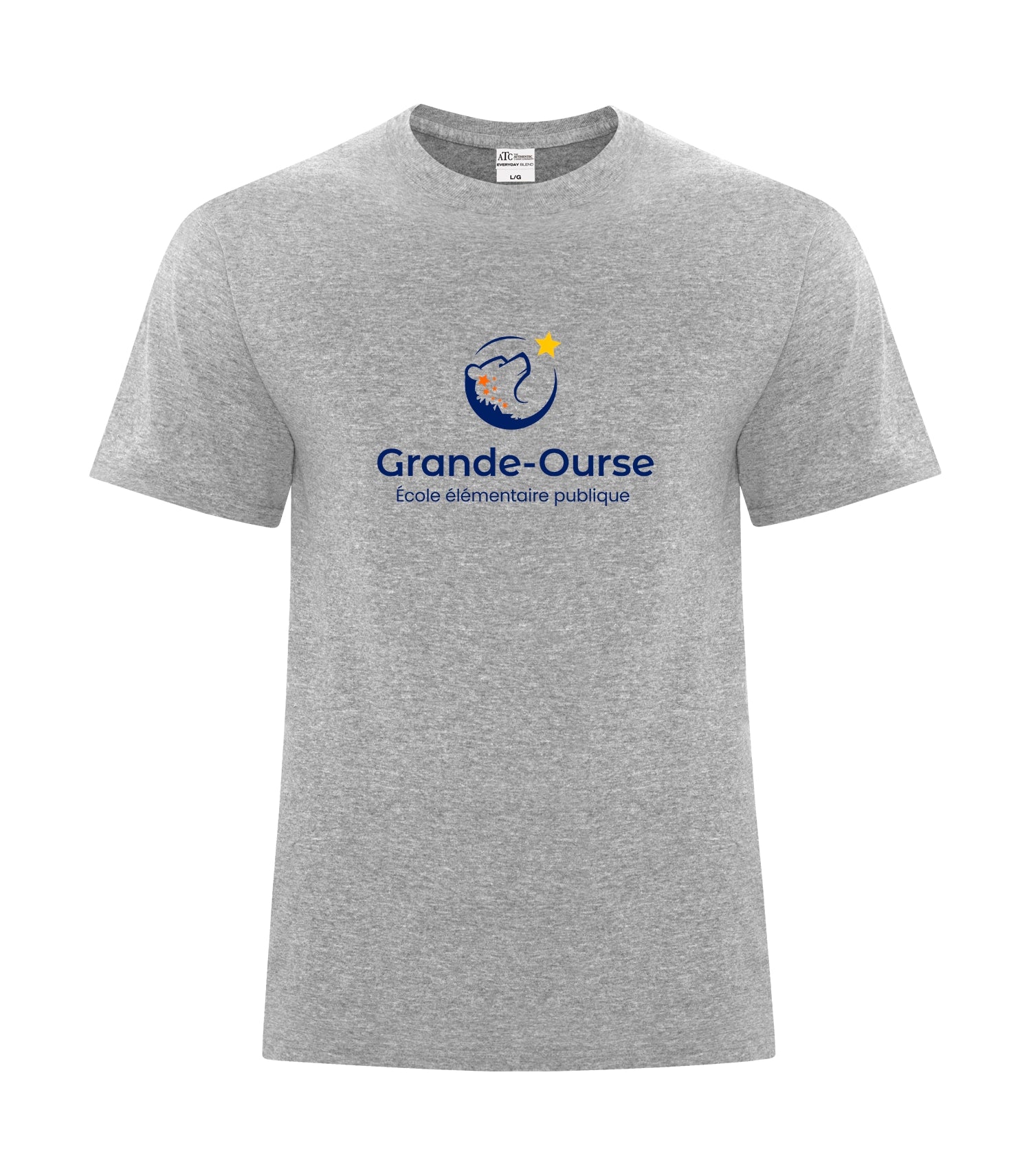 GRO - T-shirt adulte en mélange de coton ATC Everyday