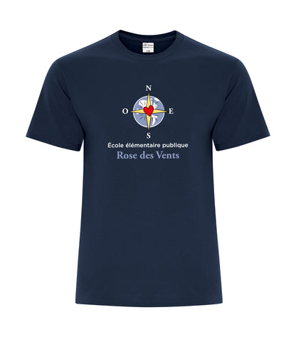 T-shirt unisexe en coton mélangé