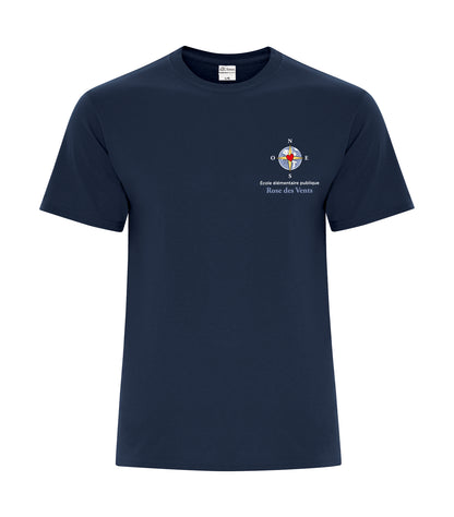 T-shirt unisexe en coton mélangé