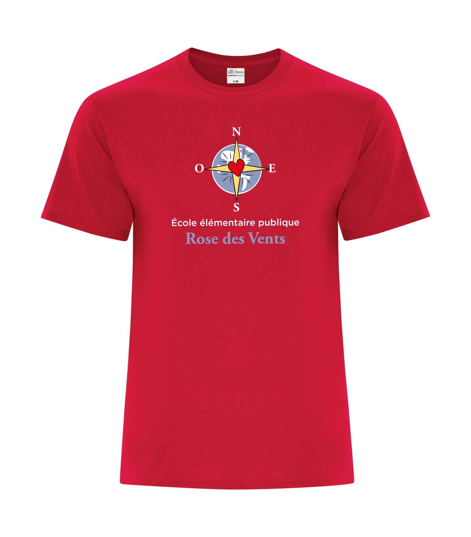 T-shirt unisexe en coton mélangé