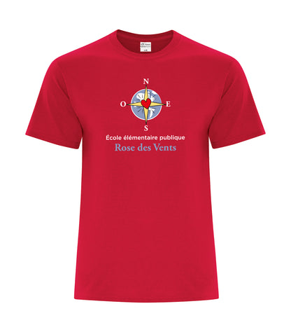 T-shirt unisexe en coton mélangé