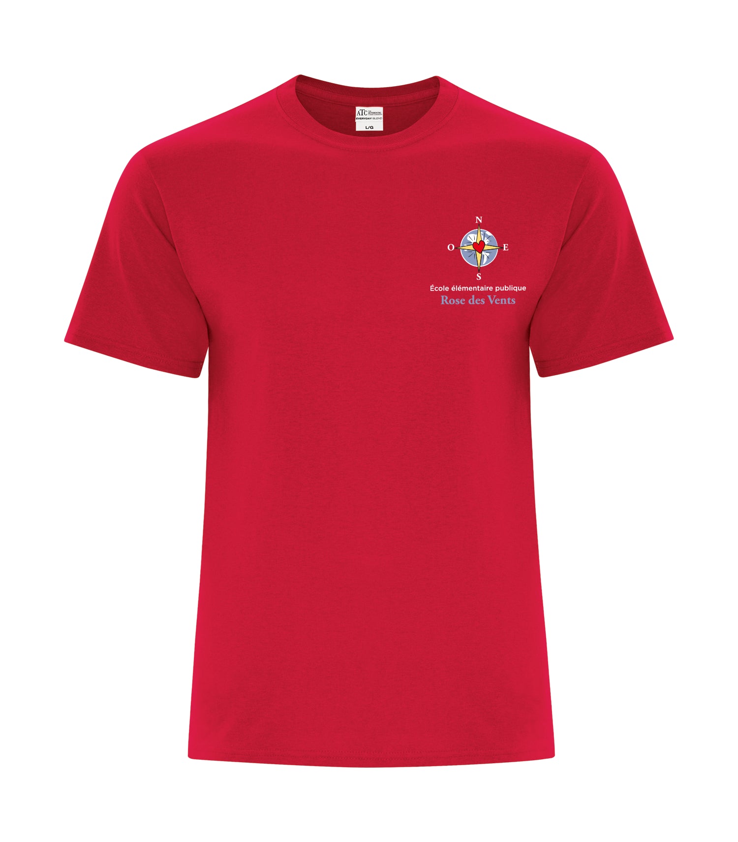 T-shirt unisexe en coton mélangé