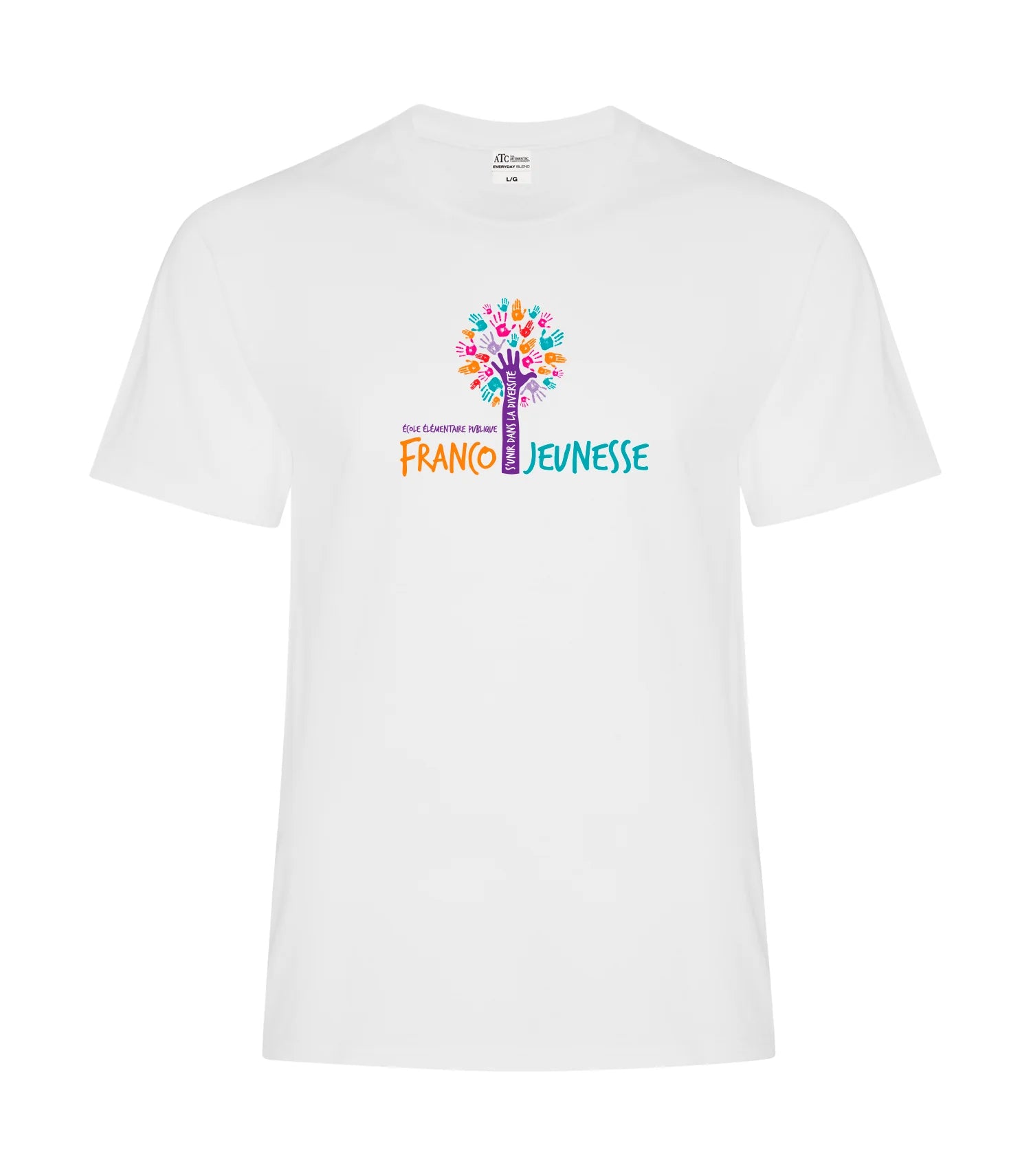 T-shirt adulte en mélange de coton