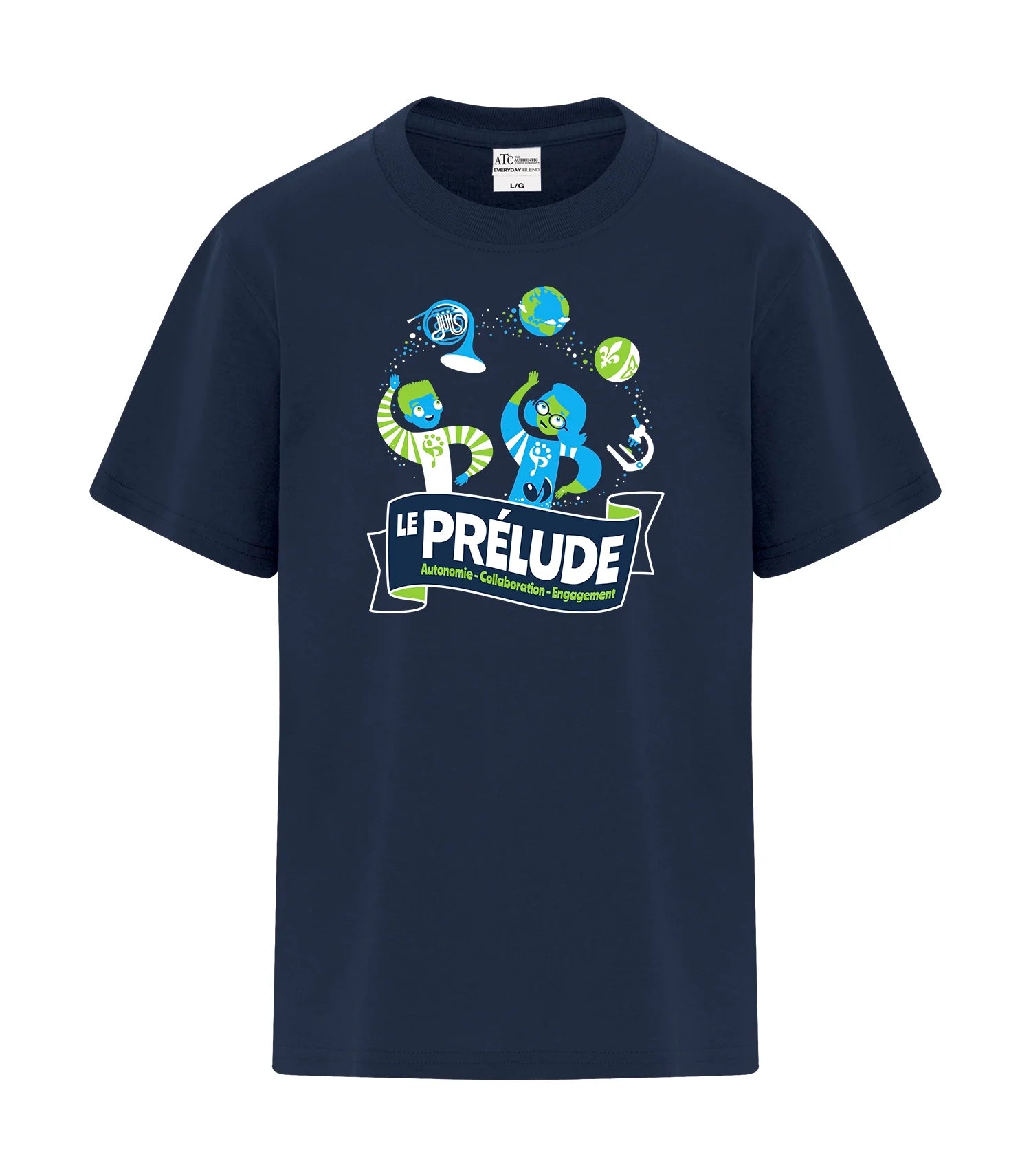 T-shirt enfant en mélange de coton