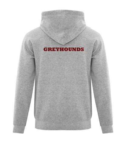 UNISEX FLEECE HOODED SWEATSHIRT - PAW SPLIT