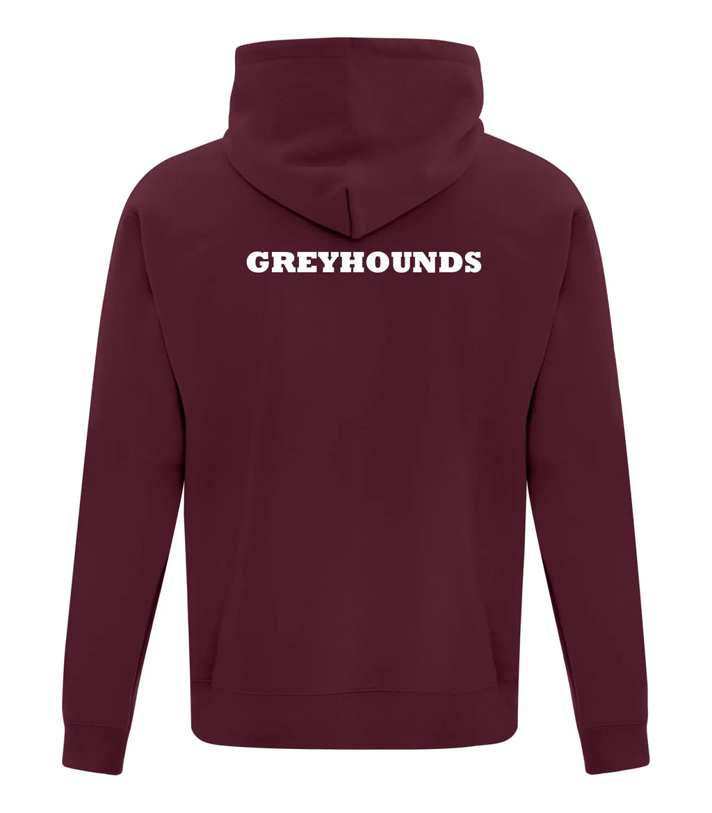 SWEAT-SHIRT À CAPUCHE POLAIRE UNISEXE AVEC FERMETURE ÉCLAIR INTÉGRALE - MOTIF PATTE