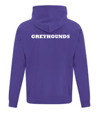 UNISEX FLEECE HOODED SWEATSHIRT - PAW SPLIT