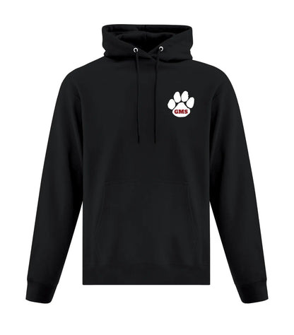 UNISEX FLEECE HOODED SWEATSHIRT - PAW SPLIT