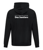 SWEAT À CAPUCHE EN POLAIRE - LOGO FENDU DEVANT/ARRIÈRE