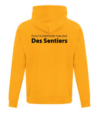 SWEAT-SHIRT À CAPUCHE EN POLAIRE POUR ENFANTS - LOGO FENDU DEVANT/ARRIÈRE