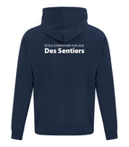 SWEAT-SHIRT À CAPUCHE EN POLAIRE POUR ENFANTS - LOGO FENDU DEVANT/ARRIÈRE